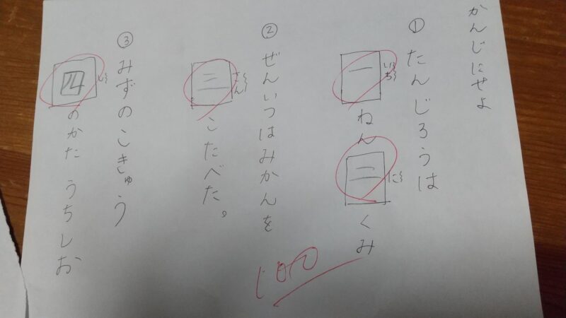 漢字プリント