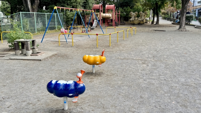 住宅街の中の公園